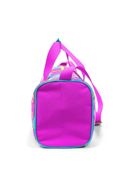 Coral High Pembe Su Yeşili Harf Desenli Spor Çantası 27551 - 10