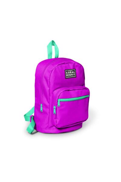 Coral High Pembe Üç Bölmeli Mini Sırt Çantası 24202 - 4