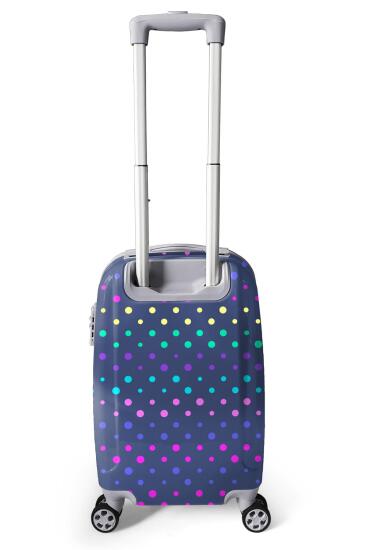 Coral High Puantiyeli Kabin Boy Valiz (50cm) 16551 - 5