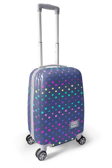Coral High Puantiyeli Kabin Boy Valiz (50cm) 16551 - 7