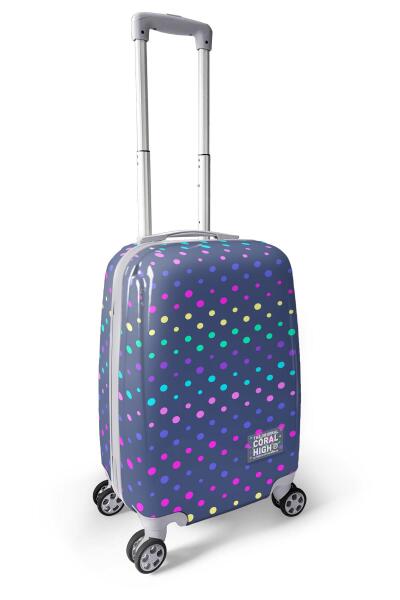 Coral High Puantiyeli Kabin Boy Valiz (50cm) 16551 - 7