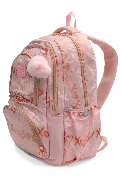 Coral High Pudra Desenli Okul Sırt Çantası 24466 - 2