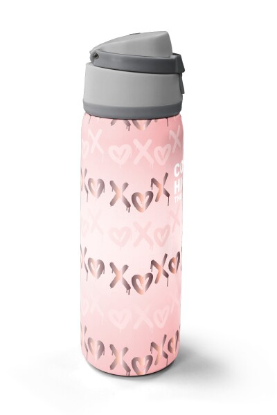 Coral High Pudra Desenli Pipetli ve Direkt İçim Çelik Termos 800 ml 38594 - 4