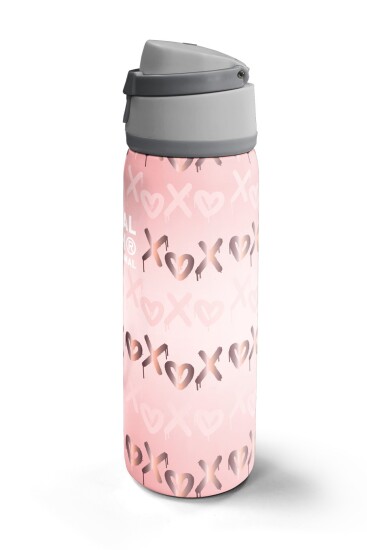 Coral High Pudra Desenli Pipetli ve Direkt İçim Çelik Termos 800 ml 38594 - 5