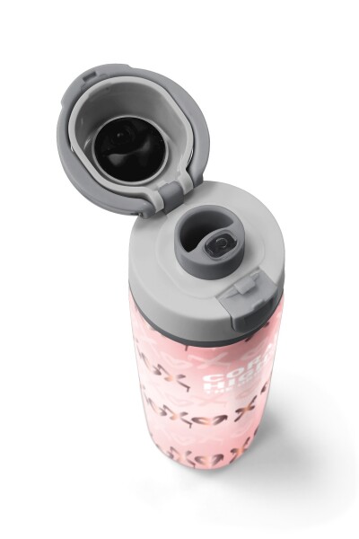 Coral High Pudra Desenli Pipetli ve Direkt İçim Çelik Termos 800 ml 38594 - 7