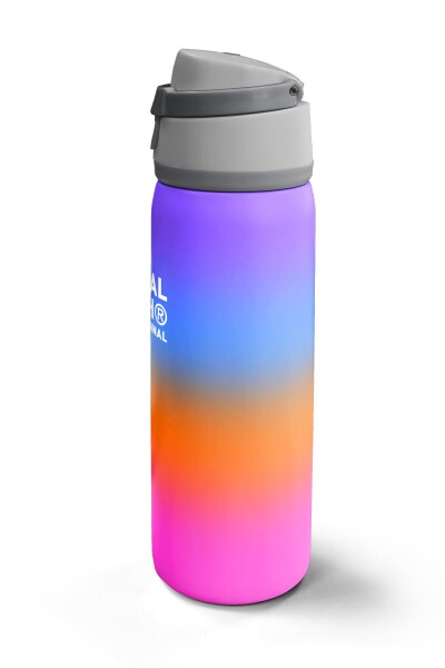 Coral High Renk Geçişli Desenli Pipetli ve Direkt İçim Çelik Termos 800 ml 38536 - 5