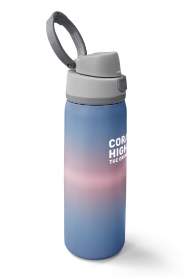 Coral High Renk Geçişli Pipetli ve Direkt İçim Çelik Termos 800 ml 38559 - 2