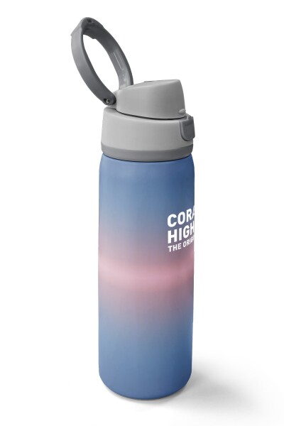 Coral High Renk Geçişli Pipetli ve Direkt İçim Çelik Termos 800 ml 38559 - 2
