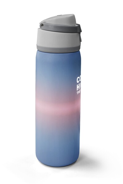 Coral High Renk Geçişli Pipetli ve Direkt İçim Çelik Termos 800 ml 38559 - 4