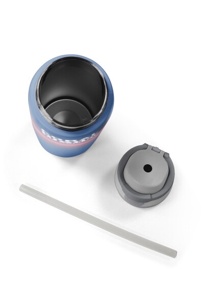 Coral High Renk Geçişli Pipetli ve Direkt İçim Çelik Termos 800 ml 38559 - 8