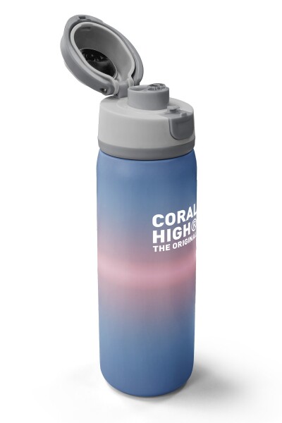 Coral High Renk Geçişli Pipetli ve Direkt İçim Çelik Termos 800 ml 38559 - 3