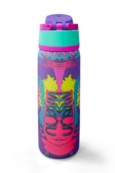 Coral High Renk Geçişli Pipetli ve Direkt İçim Çelik Termos 800 ml 38566 - 6