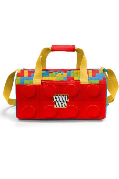 Coral High Renkli Blok Desenli Spor Çantası 27522 - 2