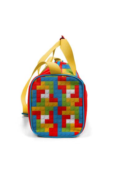 Coral High Renkli Blok Desenli Spor Çantası 27522 - 8
