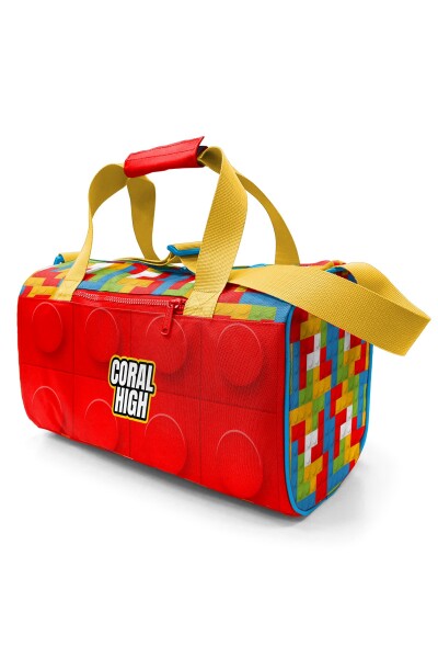 Coral High Renkli Blok Desenli Spor Çantası 27522 - 3