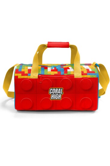 Coral High Renkli Blok Desenli Spor Çantası 27522 - 2