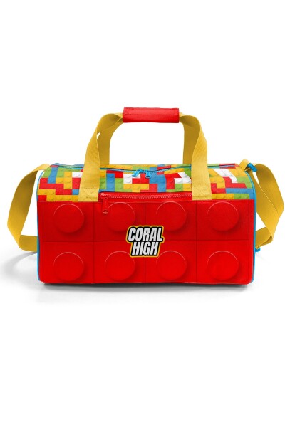 Coral High Renkli Blok Desenli Spor Çantası 27522 - 2