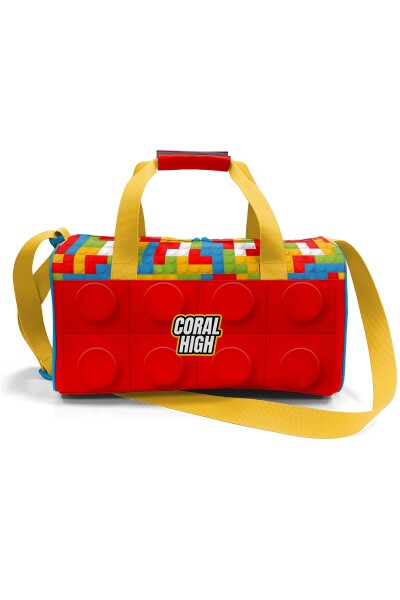 Coral High Renkli Blok Desenli Spor Çantası 27522 - 4