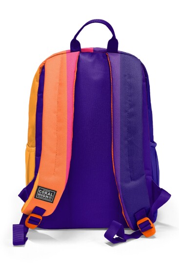 Coral High Renkli Çizgili 3’lü Okul Çanta Seti SET0123674 - 4