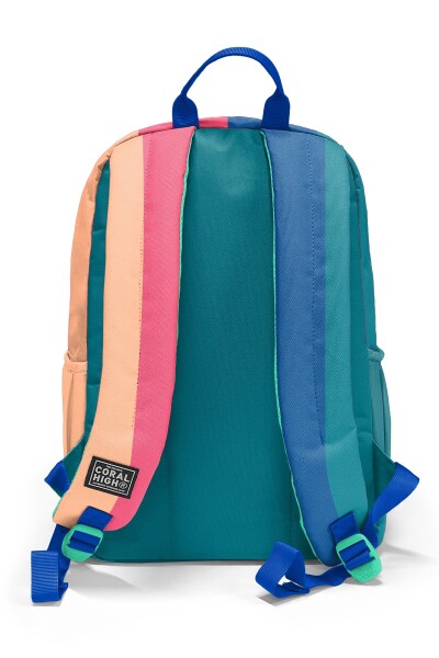 Coral High Renkli Çizgili 3’lü Okul Çanta Seti SET0123679 - 4