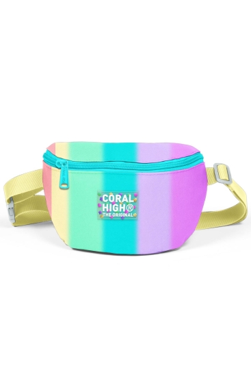 Coral High Renkli Çizgili Bel Çantası 11538 - 1