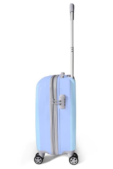 Coral High Renkli Çizgili Desenli Kabin Boy Valiz (50cm) 16553 - 6