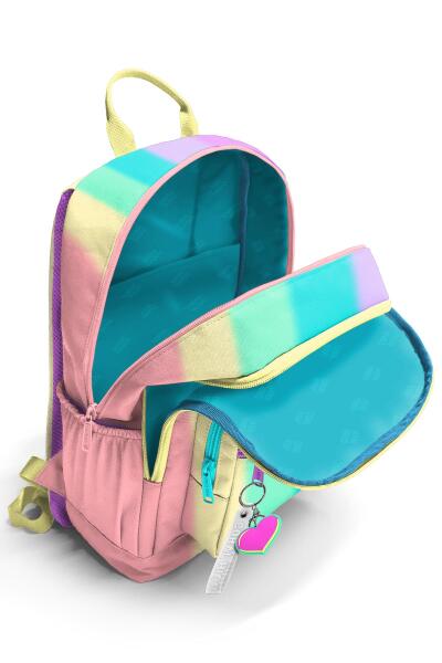 Coral High Renkli Çizgili Desenli Okul Sırt Çantası 23630 - 4