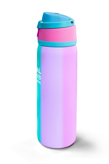 Coral High Renkli Çizgili Desenli Pipetli ve Direkt İçim Çelik Termos 800 ml 38519 - 5