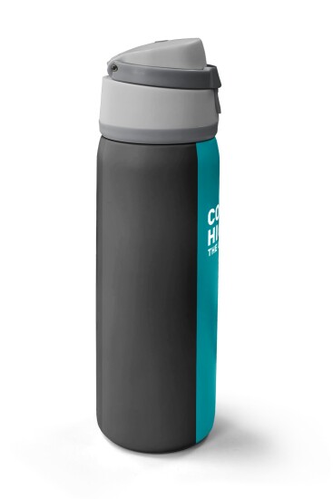 Coral High Renkli Çizgili Desenli Pipetli ve Direkt İçim Çelik Termos 800 ml 38556 - 4