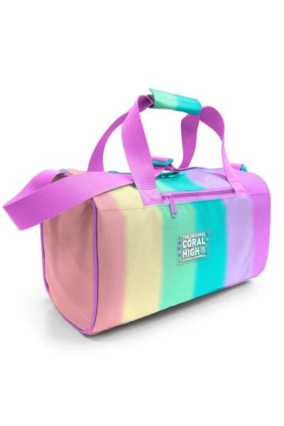 Coral High Renkli Çizgili Desenli Spor Çantası 27530 - 1