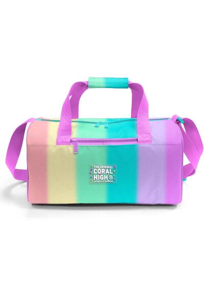 Coral High Renkli Çizgili Desenli Spor Çantası 27530 - 2