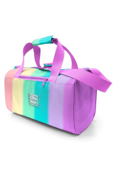 Coral High Renkli Çizgili Desenli Spor Çantası 27530 - 10