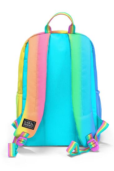 Coral High Renkli Çizgili Okul Sırt Çantası 23673 - 2