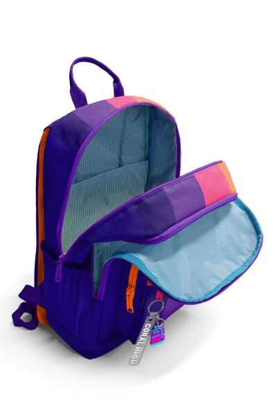 Coral High Renkli Çizgili Okul Sırt Çantası 23674 - 3