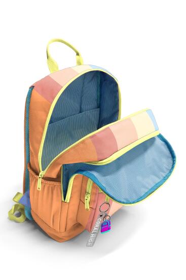 Coral High Renkli Çizgili Okul Sırt Çantası 23680 - 3