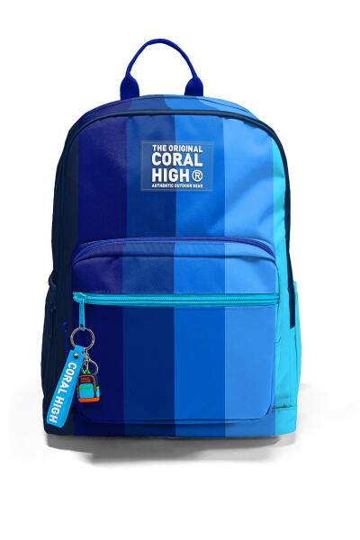 Coral High Renkli Çizgili Okul Sırt Çantası 23695 - 6