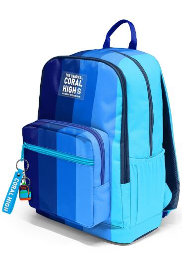 Coral High Renkli Çizgili Okul Sırt Çantası 23695 - 7
