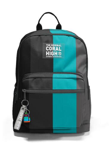 Coral High Renkli Çizgili Okul Sırt Çantası 23696 - 6