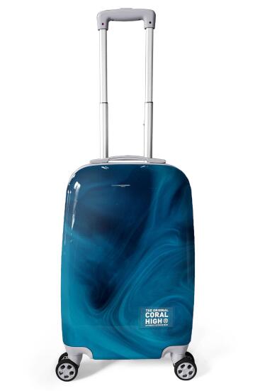 Coral High Renkli Desenli Kabin Boy Valiz (50cm) 16533 