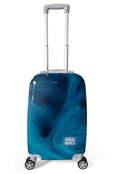 Coral High Renkli Desenli Kabin Boy Valiz (50cm) 16533 - 1