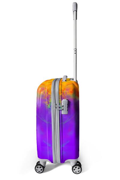 Coral High Renkli Desenli Kabin Boy Valiz (50cm) 16536 - 6