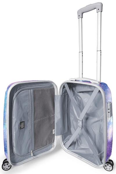 Coral High Renkli Desenli Kabin Boy Valiz (50cm) 16538 - 3