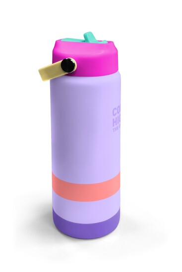 Coral High Renkli Desenli Katlanır Ağızlıklı Çelik Termos 650 m 38365 - 3
