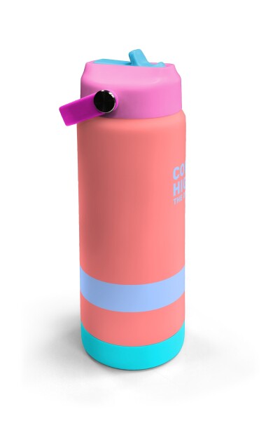 Coral High Renkli Desenli Katlanır Ağızlıklı Çelik Termos 650 ml 38363 - 3