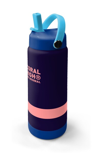 Coral High Renkli Desenli Katlanır Ağızlıklı Çelik Termos 650 ml 38368 - 2