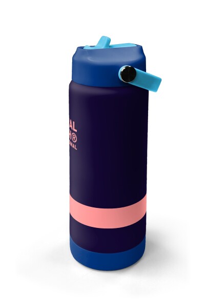 Coral High Renkli Desenli Katlanır Ağızlıklı Çelik Termos 650 ml 38368 - 4