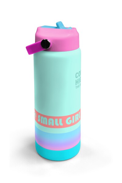 Coral High Renkli Desenli Katlanır Ağızlıklı Çelik Termos 650 ml 38372 - 3