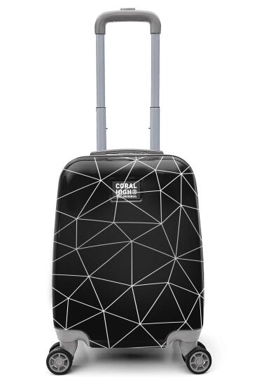 Coral High Renkli Desenli Mini Kabin Boy Valiz (40cm) 16763 