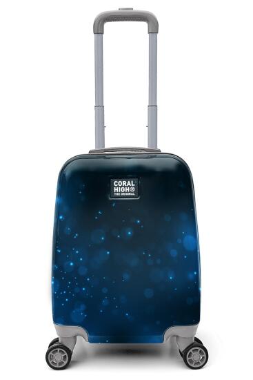 Coral High Renkli Desenli Mini Kabin Boy Valiz (40cm) 16767 - Coral High