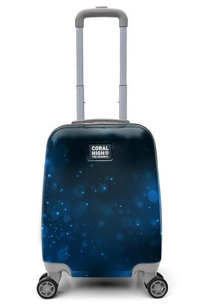 Coral High Renkli Desenli Mini Kabin Boy Valiz (40cm) 16767 - 1